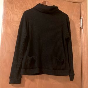 Black turtleneck sweater, size M